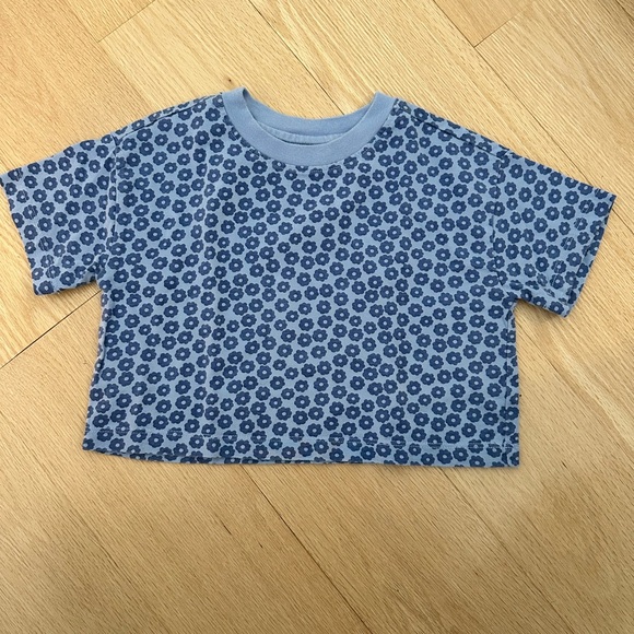 Hanna Andersson Blue Floral Kids Set - Picture 4 of 4